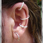 Non-piercing ear cuffs and body jewellery for him and her