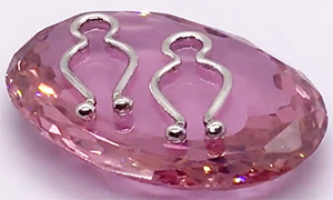 Non-piercing nipple clip jewellery