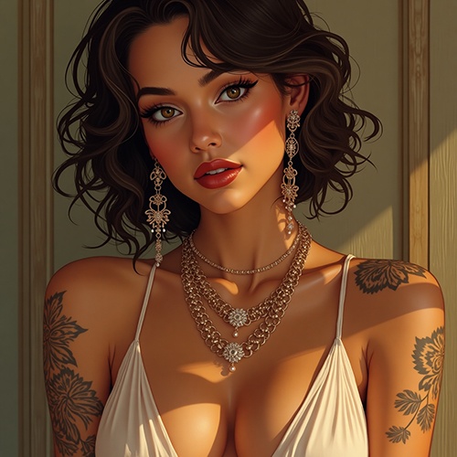 Sensual non-piercing body jewellery for women