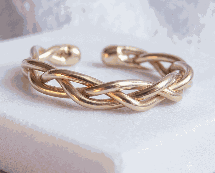 Men's thumb rings in silver and gold