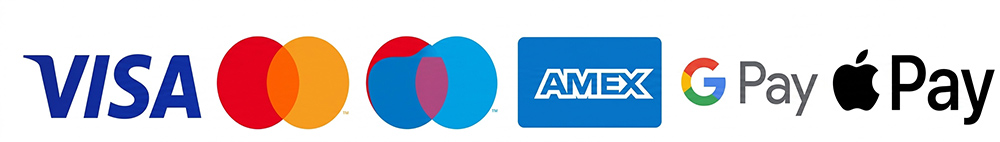 Major credit cards accepted at Hidden Delites
