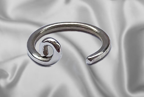 handcrafted silver lip rings jewelry