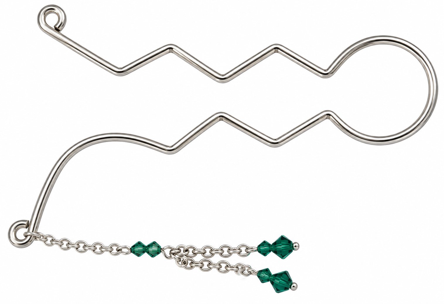 Large adjustable heavy silver bottom jewellery for men and women