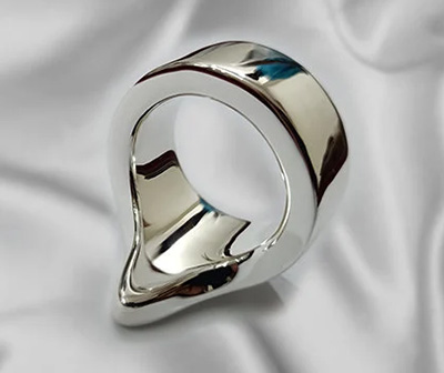 Extra heavy long V Glans cock ring for men