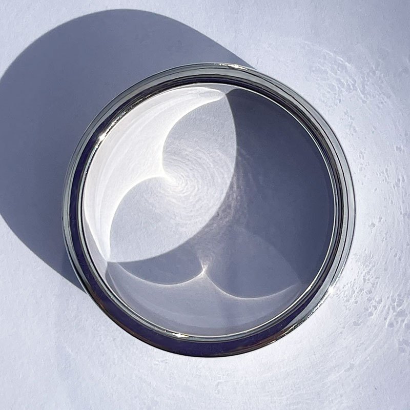 Solid band cock ring with smooth modern edges