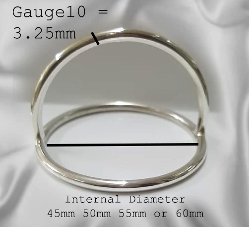 Dome Splitter cock ring measurements and positioning