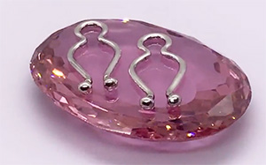 Handmade silver nipple clips